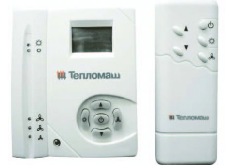 Три режима нагрева: без нагрева (режим вентилятора), 50%, 100%   • Термостат   • Три режима расхода воздуха (3 частоты вращения электродвигателя)