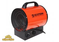 Нагреватель воздуха электр. Ecoterm EHR-05/3E,пушка, 5 кВт., 380В,термостат